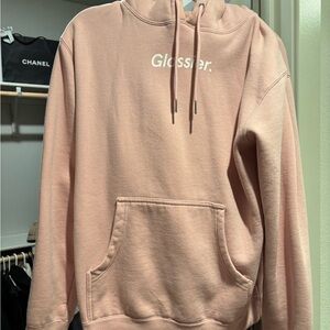 Glossier Pink Hoodie